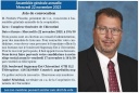 Convocation assemblée, générale annuelle
